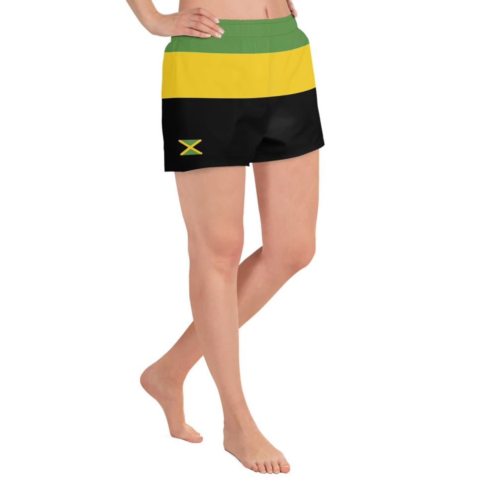 Download Jamaican Women's Athletic Short Shorts - Rasta Gear Shop